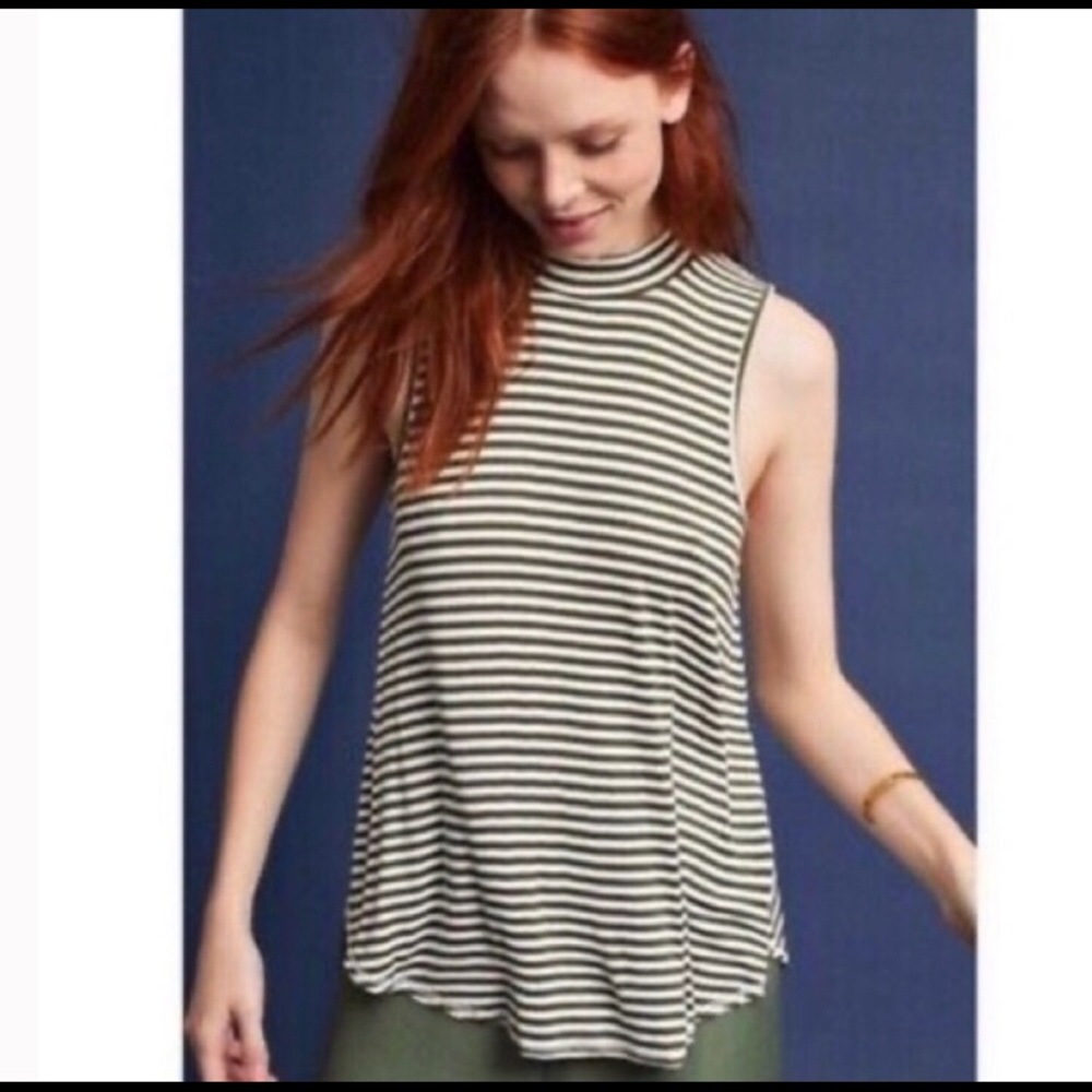 3 for $20 — Anthropologie Pure + Good Mock Neck Tank